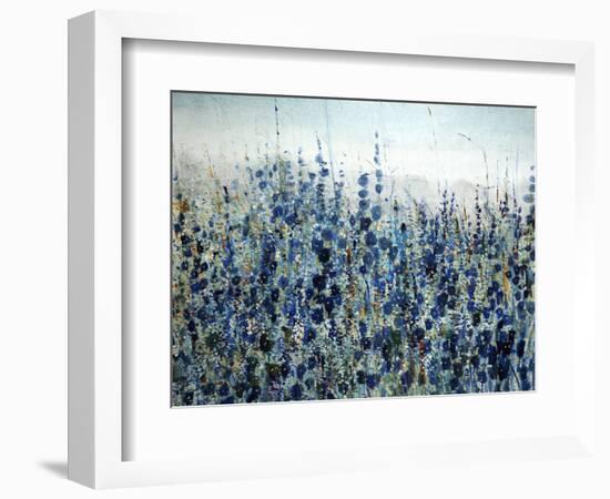 Blue Hollyhock-O'Toole O'Toole-Framed Giclee Print