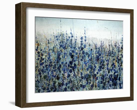 Blue Hollyhock-O'Toole O'Toole-Framed Giclee Print