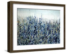 Blue Hollyhock-O'Toole O'Toole-Framed Giclee Print