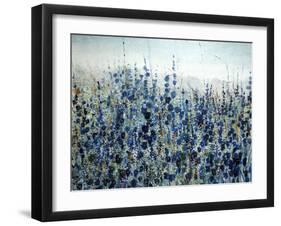 Blue Hollyhock-O'Toole O'Toole-Framed Giclee Print