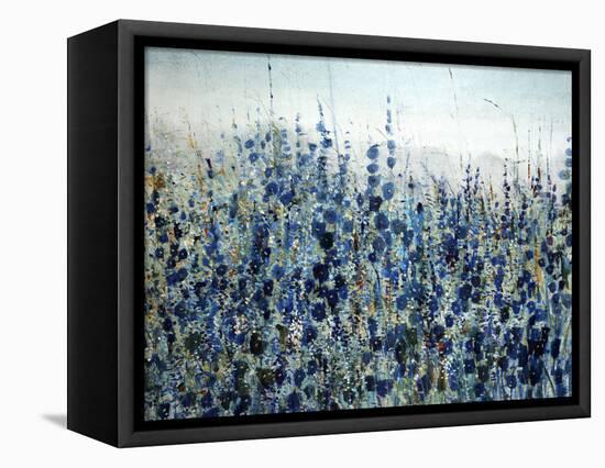 Blue Hollyhock-O'Toole O'Toole-Framed Stretched Canvas