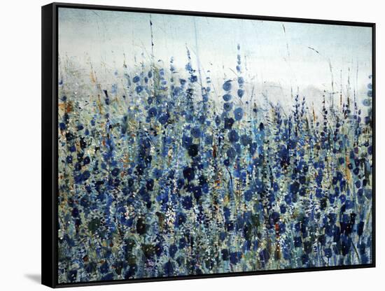 Blue Hollyhock-O'Toole O'Toole-Framed Stretched Canvas