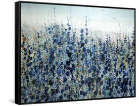 Blue Hollyhock-O'Toole O'Toole-Framed Stretched Canvas