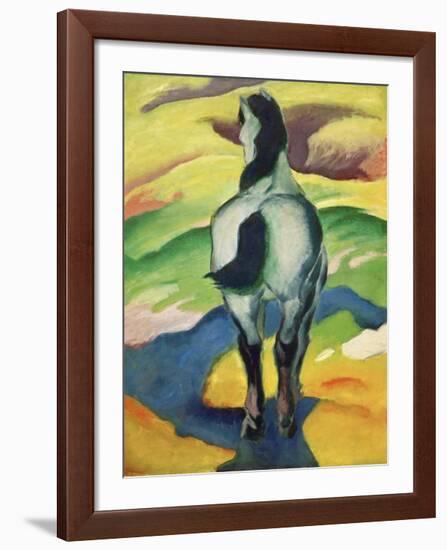 Blue horse II-Franz Marc-Framed Giclee Print