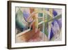 Blue Horse with Rainbow-Franz Marc-Framed Giclee Print