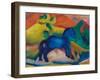 Blue Horsey, Children's Image, 1912-Franz Marc-Framed Giclee Print