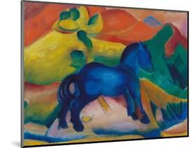 Blue Horsey, Children's Image, 1912-Franz Marc-Mounted Giclee Print