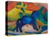 Blue Horsey, Children's Image, 1912-Franz Marc-Stretched Canvas