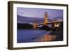 Blue Hour at Golden Gate Bridge, San Francisco California-Vincent James-Framed Premium Photographic Print