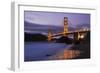 Blue Hour at Golden Gate Bridge, San Francisco California-Vincent James-Framed Premium Photographic Print