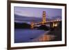 Blue Hour at Golden Gate Bridge, San Francisco California-Vincent James-Framed Photographic Print