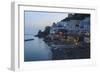 Blue Hour, Dusk in Atrani, Near Amalfi, Costiera Amalfitana (Amalfi Coast), Campania, Italy-Eleanor Scriven-Framed Photographic Print