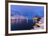 Blue Hour in the Small Bay of Reine-Roberto Moiola-Framed Photographic Print