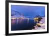 Blue Hour in the Small Bay of Reine-Roberto Moiola-Framed Photographic Print