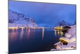 Blue Hour in the Small Bay of Reine-Roberto Moiola-Mounted Photographic Print