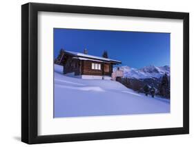 Blue Hour in the Swiss Alps-Armin Mathis-Framed Photographic Print