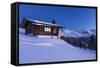 Blue Hour in the Swiss Alps-Armin Mathis-Framed Stretched Canvas