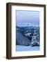 Blue Hour in the Swiss Alps-Armin Mathis-Framed Photographic Print