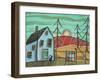 Blue House 1-Karla Gerard-Framed Giclee Print