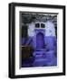 Blue House in Morocco-Michael Brown-Framed Photographic Print