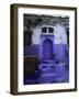 Blue House in Morocco-Michael Brown-Framed Photographic Print