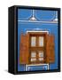 Blue House, Koprivshtitsa, Bulgaria-Russell Young-Framed Stretched Canvas