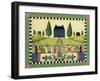 Blue House with Quilts-Debbie McMaster-Framed Giclee Print