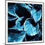 Blue Hue Leaves Two-Milli Villa-Mounted Art Print