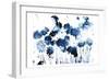 Blue Hues Flowers-Milli Villa-Framed Premium Giclee Print