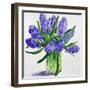 Blue Hyacinths-Christopher Ryland-Framed Giclee Print