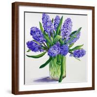 Blue Hyacinths-Christopher Ryland-Framed Giclee Print