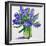 Blue Hyacinths-Christopher Ryland-Framed Giclee Print