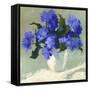 Blue Hydrangea Bouquet-Dale Payson-Framed Stretched Canvas