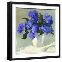 Blue Hydrangea Bouquet-Dale Payson-Framed Premium Giclee Print