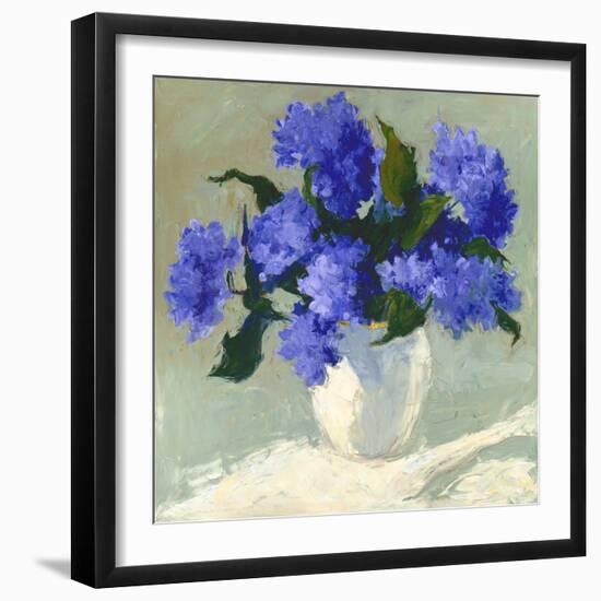 Blue Hydrangea Bouquet-Dale Payson-Framed Premium Giclee Print