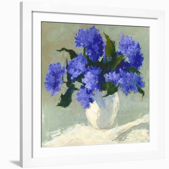 Blue Hydrangea Bouquet-Dale Payson-Framed Premium Giclee Print