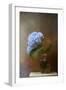 Blue Hydrangea in a Vase-Jai Johnson-Framed Giclee Print