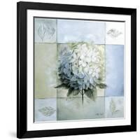 Blue Hydrangea Study 1-Lisa Audit-Framed Giclee Print