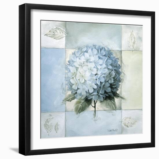 Blue Hydrangea Study 2-Lisa Audit-Framed Giclee Print