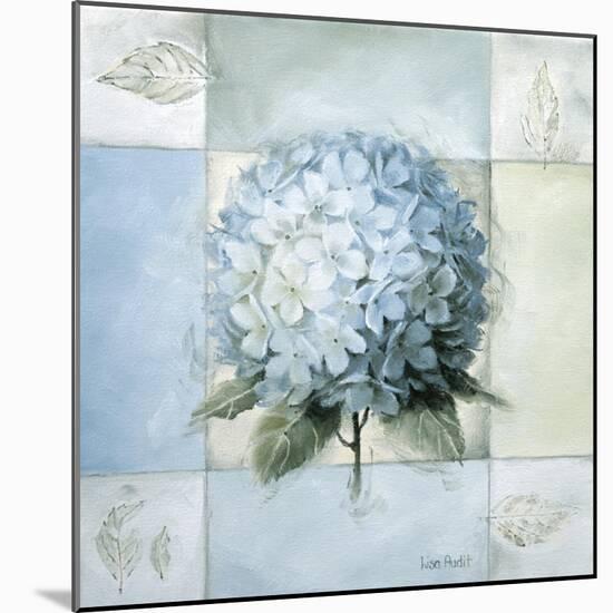 Blue Hydrangea Study 2-Lisa Audit-Mounted Giclee Print