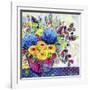 Blue Hydrangeas-Vicki McArdle Art-Framed Giclee Print