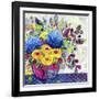 Blue Hydrangeas-Vicki McArdle Art-Framed Giclee Print