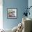 Blue Hydrangeas-Vicki McArdle Art-Framed Giclee Print displayed on a wall