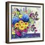 Blue Hydrangeas-Vicki McArdle Art-Framed Giclee Print