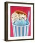 Blue Ice Cream in Tub with Sugar Sprinkles-Marc O^ Finley-Framed Photographic Print