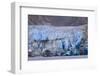 Blue ice face of Sawyer Glacier, Stikine Icefield, Tracy Arm Fjord, Alaska, United States of Americ-Eleanor Scriven-Framed Photographic Print