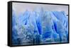 Blue Ice, Grey Glacier, Torres Del Paine National Park, Patagonia, Chile, South America-Eleanor-Framed Stretched Canvas