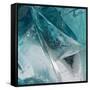 Blue Ice I-Monika Burkhart-Framed Stretched Canvas