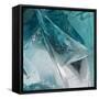 Blue Ice I-Monika Burkhart-Framed Stretched Canvas