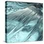 Blue Ice II-Monika Burkhart-Stretched Canvas